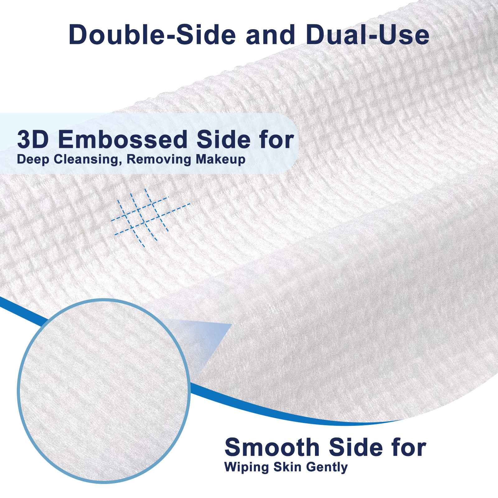 Face Towels 75 Counts Pink